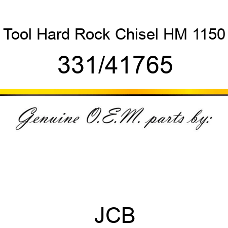 Tool, Hard Rock Chisel, HM 1150 331/41765