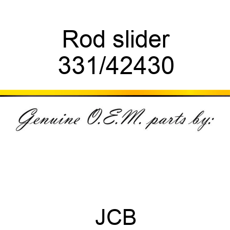 Rod, slider 331/42430