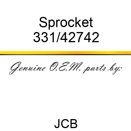 Sprocket 331/42742