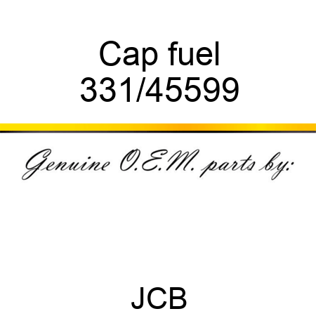 Cap, fuel 331/45599