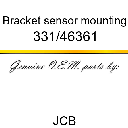 Bracket, sensor mounting 331/46361