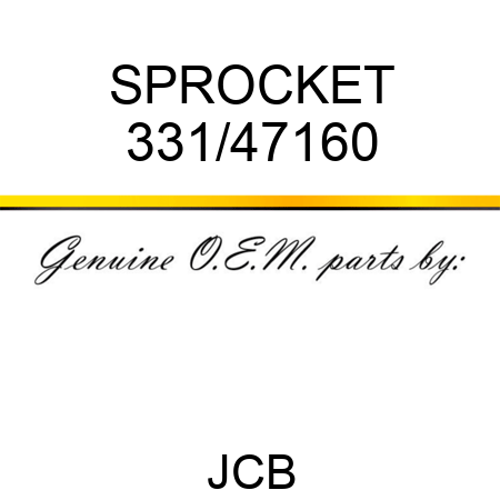 SPROCKET 331/47160