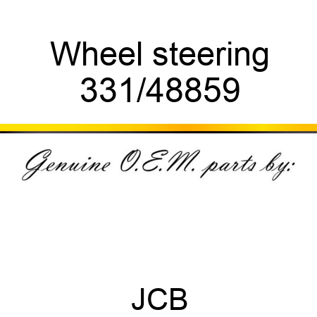 Wheel, steering 331/48859