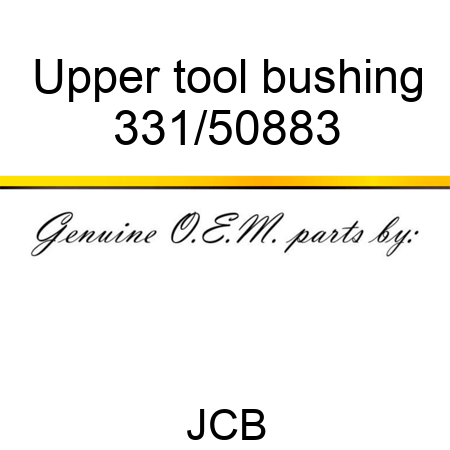 Upper tool bushing 331/50883