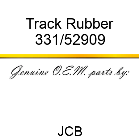 Track, Rubber 331/52909
