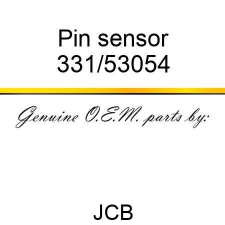 Pin, sensor 331/53054