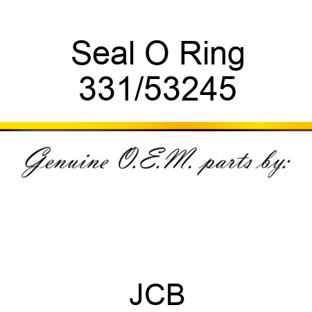 Seal, O, Ring 331/53245
