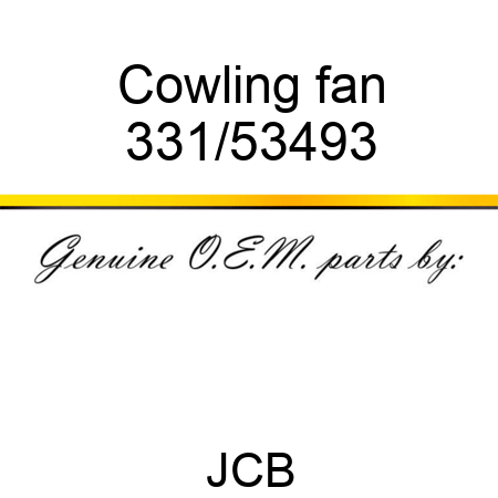 Cowling, fan 331/53493