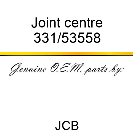Joint, centre 331/53558