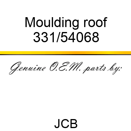 Moulding, roof 331/54068