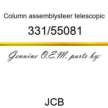 Column, assembly,steer, telescopic 331/55081