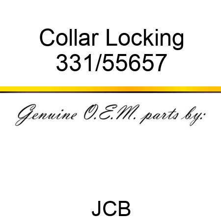 Collar, Locking 331/55657