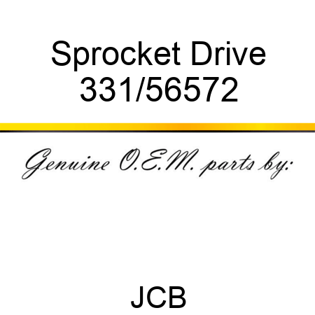 Sprocket, Drive 331/56572