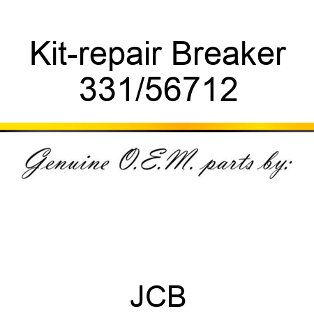 Kit-repair, Breaker 331/56712