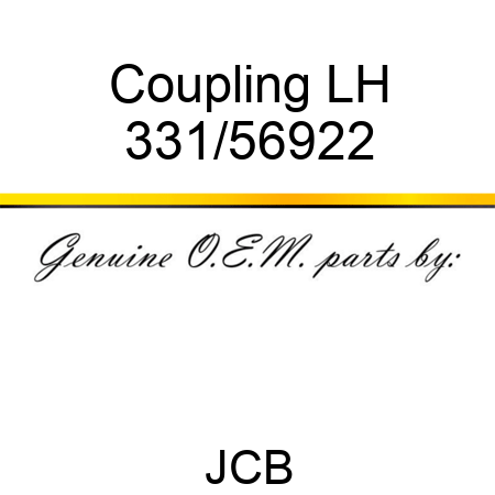Coupling, LH 331/56922