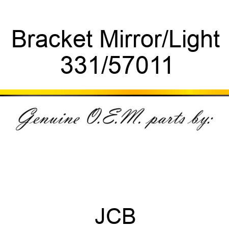 Bracket, Mirror/Light 331/57011