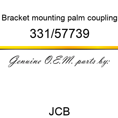 Bracket, mounting, palm coupling 331/57739