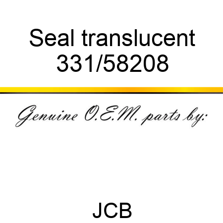 Seal, translucent 331/58208