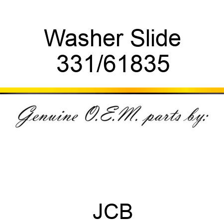 Washer, Slide 331/61835
