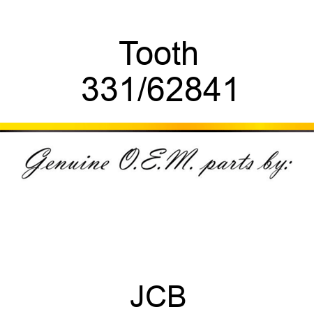 Tooth 331/62841