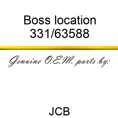 Boss, location 331/63588