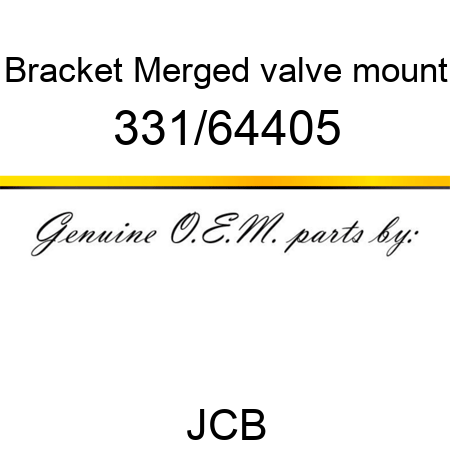 Bracket, Merged valve mount 331/64405