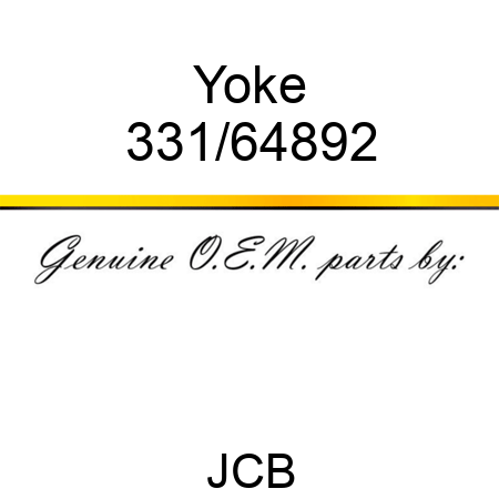 Yoke 331/64892