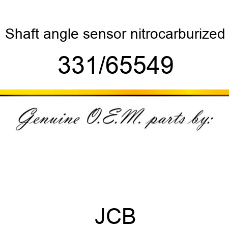Shaft, angle sensor, nitrocarburized 331/65549