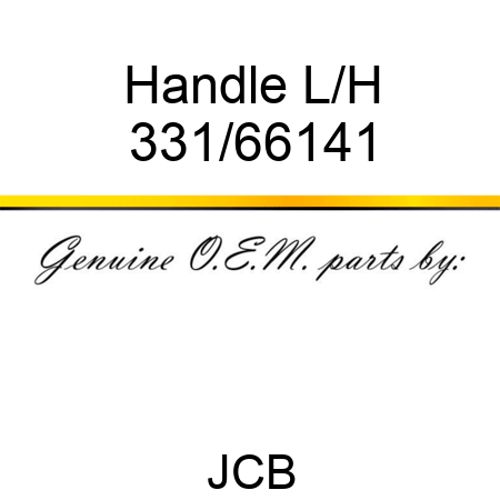 Handle, L/H 331/66141