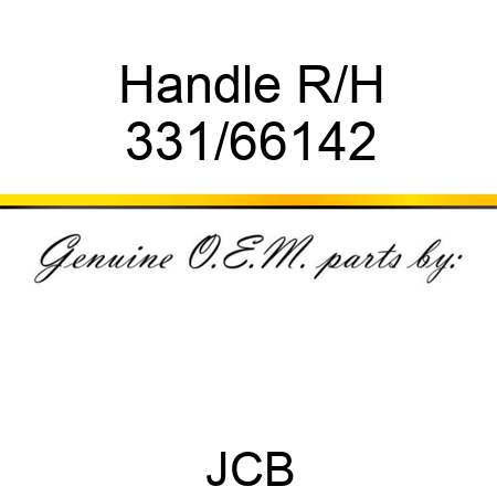 Handle, R/H 331/66142