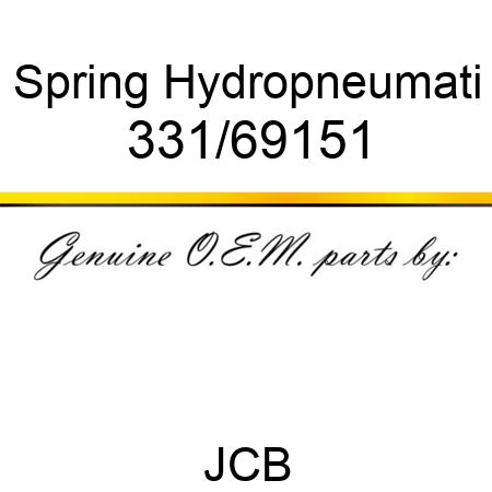 Spring Hydropneumati 331/69151