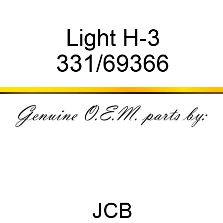 Light H-3 331/69366