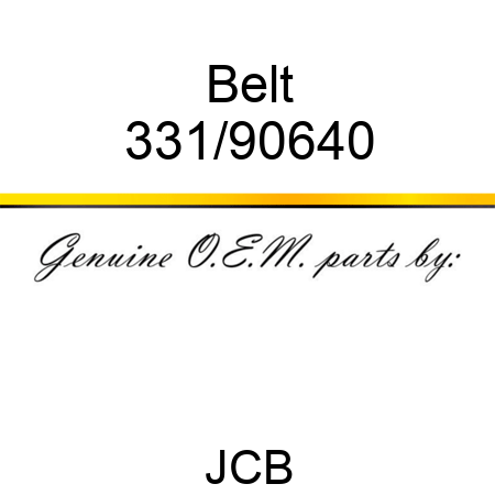 Belt 331/90640