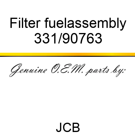 Filter, fuel,assembly 331/90763