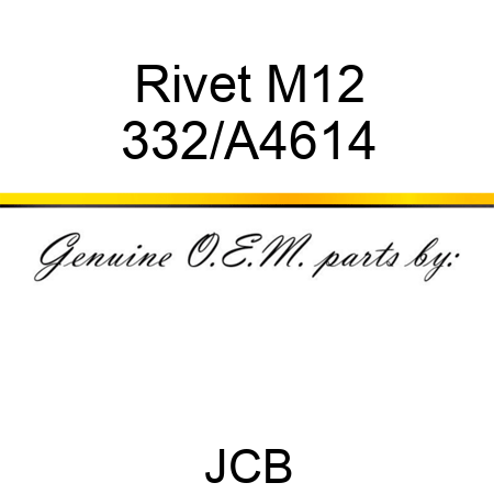 Rivet, M12 332/A4614