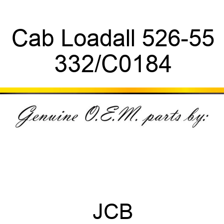 Cab Loadall, 526-55 332/C0184