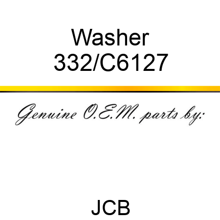 Washer 332/C6127