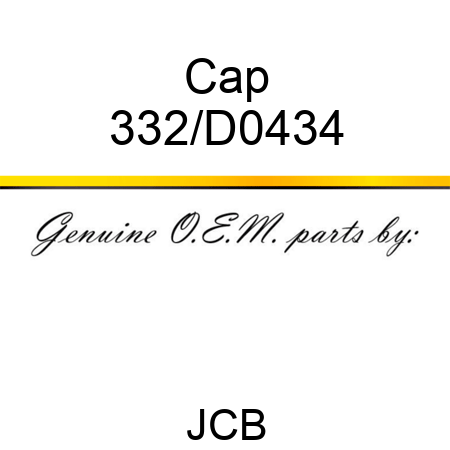 Cap 332/D0434