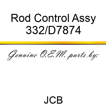 Rod, Control Assy 332/D7874