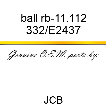 ball rb-11.112 332/E2437