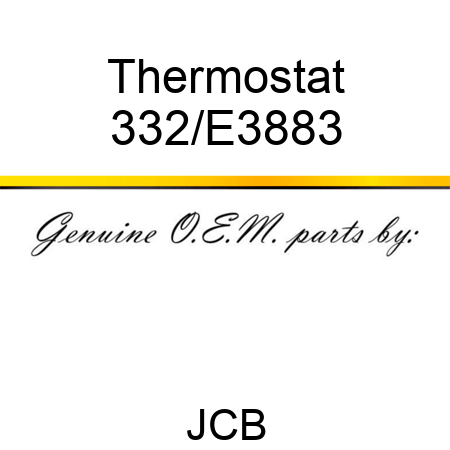Thermostat 332/E3883