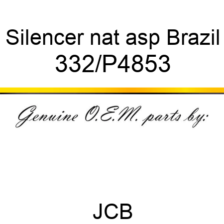 Silencer, nat asp Brazil 332/P4853