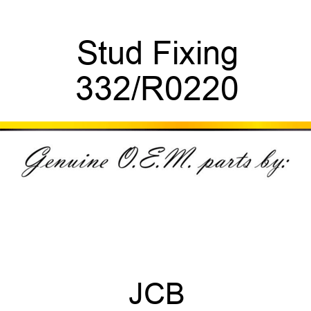 Stud, Fixing 332/R0220