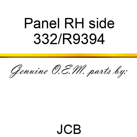 Panel, RH side 332/R9394