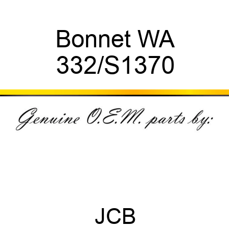Bonnet, WA 332/S1370