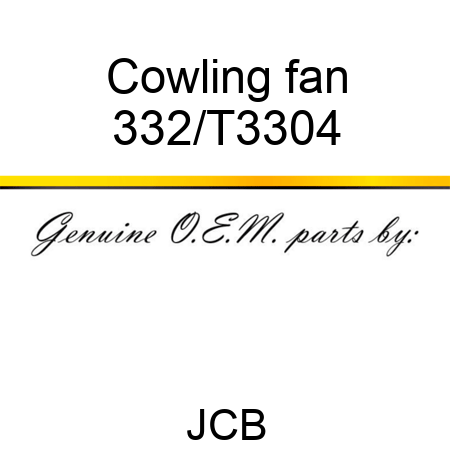 Cowling, fan 332/T3304