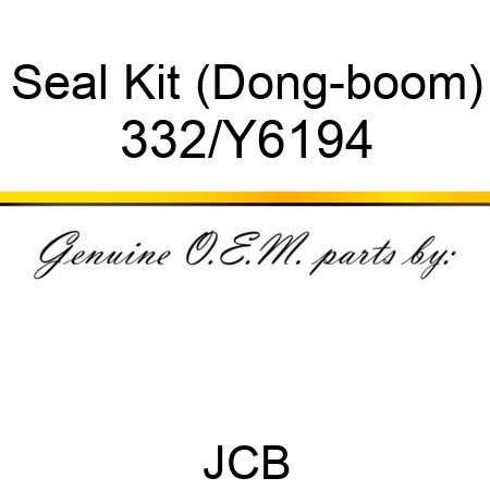 Seal, Kit (Dong-boom) 332/Y6194