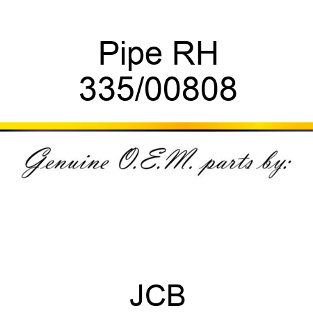 Pipe, RH 335/00808