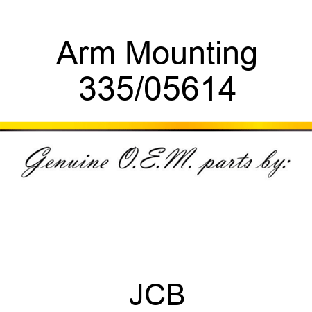 Arm, Mounting 335/05614