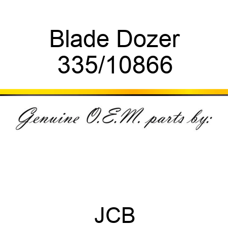 Blade, Dozer 335/10866